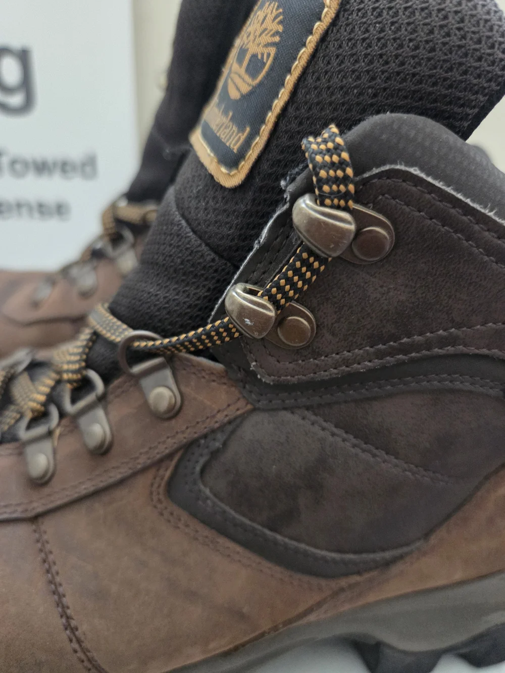 Timberland Men's Brown Leather Hiking Boots